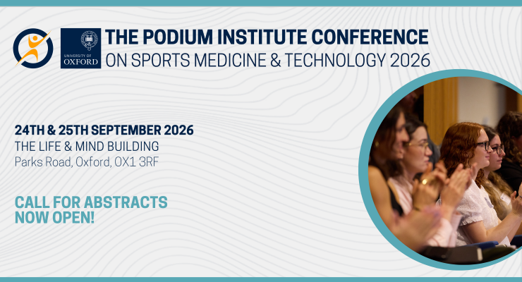 Call for Abstracts for the Podium Institute Conference on Sports Medicine & Technology 2026 is now open!