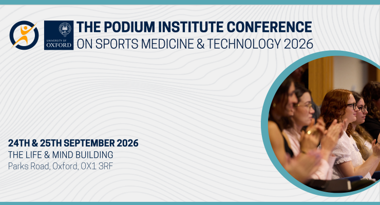 Registration to attend the Annual Podium Institute Conference on Sports Medicine & Technology 2026 closes 7th Sept!